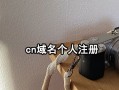 个人可以注册.cn域名吗？